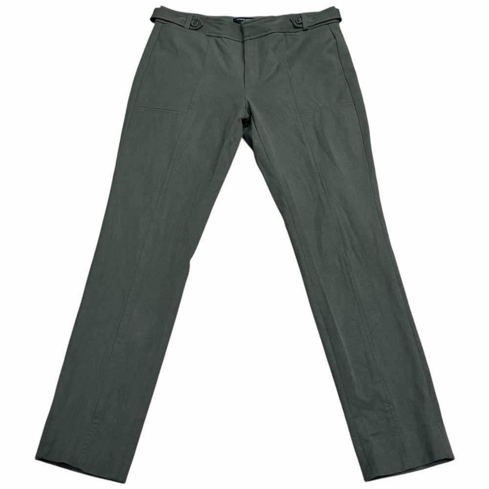 Banana Republic Sloan ARMY JACKET Green Pants Slim Ankle‎ Career Size 4